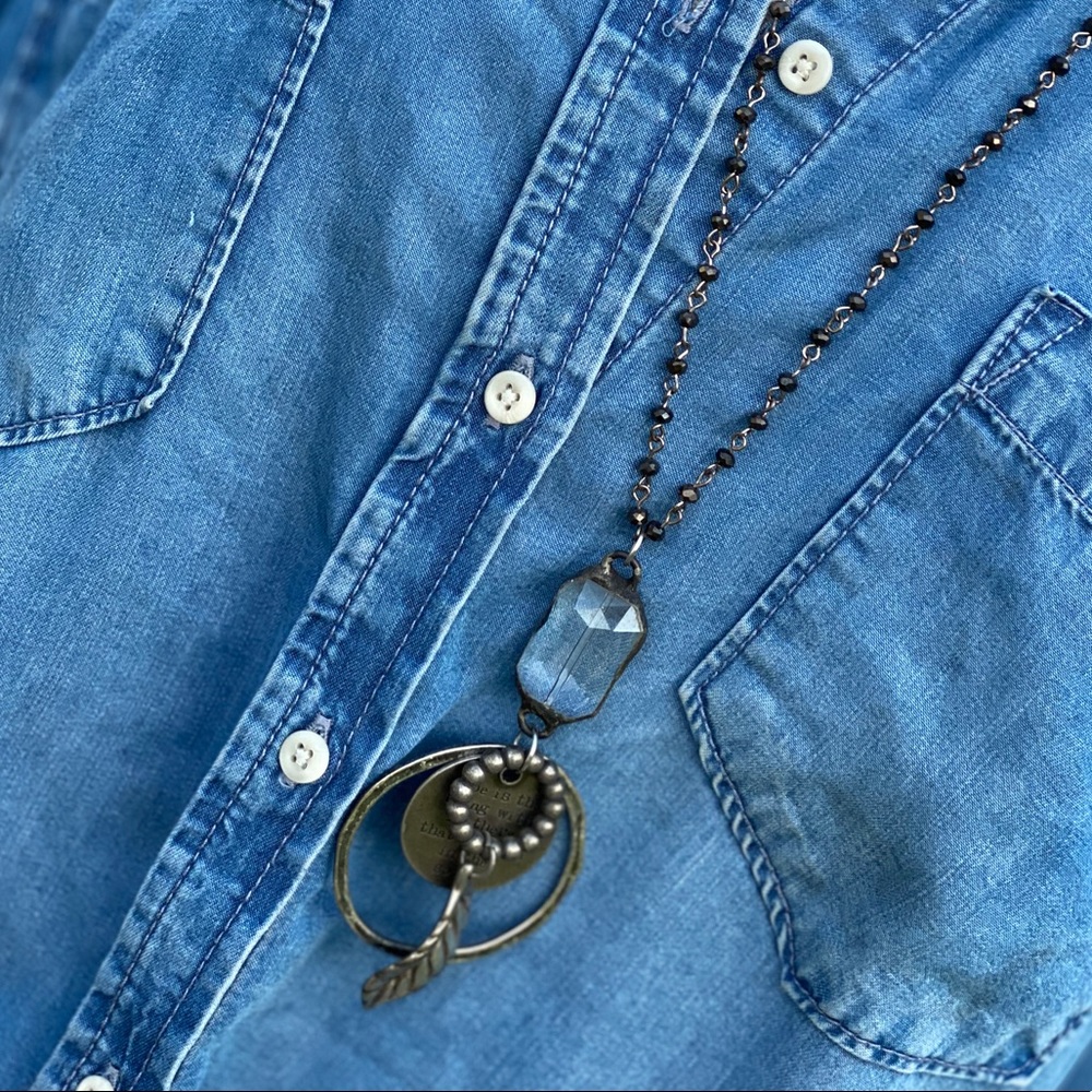 Handmade message necklace